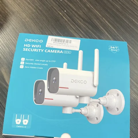 DEKCO DC4L 2K Outdoor WiFi Security Camera Open Box Unused 1 Camera Only