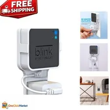 Compact Mount Holder for Blink Outdoor/Indoor Cameras - Short USB Cable Included