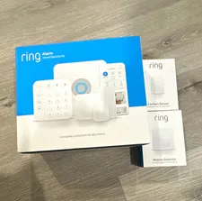 Ring Alarm Home Security Kit Keypad, Contact Sensor, Motion, Wi-Fi Alexa