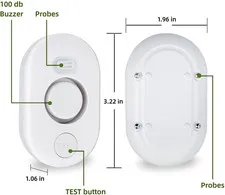 Water Leak Detector Sensor Alarm: Home Water Flooding Monitor Smart Sink
