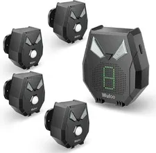 Solar Driveway Alarm Wireless Outside Weatherproof 1/3 Mile Long Range, Outdo...