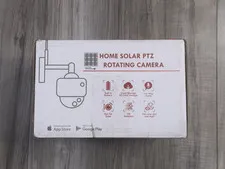 YIIOT Pan-Tilt Outdoor Solar Camera Wireless WiFi PTZ HD Color Night Vision NEW