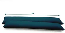 5FT Water Activated Flood Barriers for Home Door, Sandless Sand Bags for anti Fl