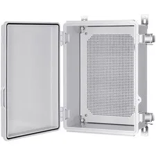 Gratury Junction Box, IP67 Waterproof Plastic 14.6"×10.6"×5.9", Grey Cover