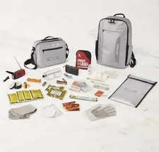 GETXGO Fire and Water-Resistant Go Bag Combo