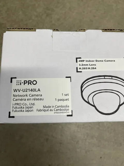 Panasonic 4mp IP Camera - WV-U2140LA - New In Box Sealed