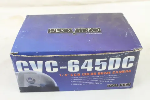 New 1/4" CCD Color Dome Camera With Varifocal Lens CVC-645DC Pro Video Security