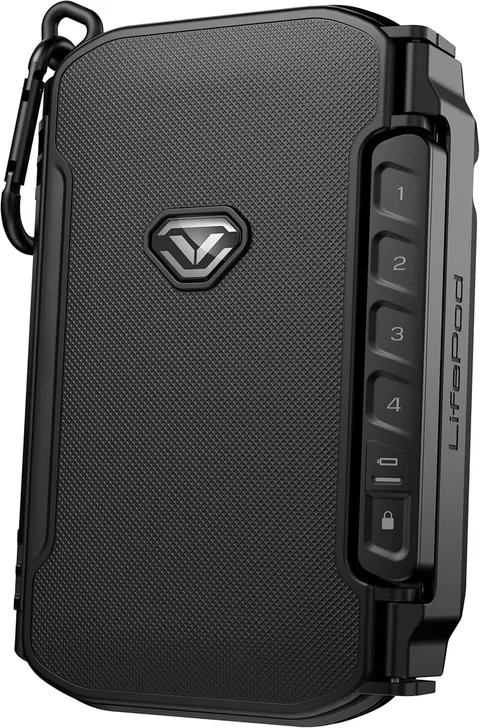 Vaultek LifePod X Micro - Weatherproof Electronic Lockbox - Portable Travel Case