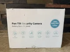 Solar Security Cameras Oculview 2-Pack Wireless Outdoor DL201 New FAST SHIPPING