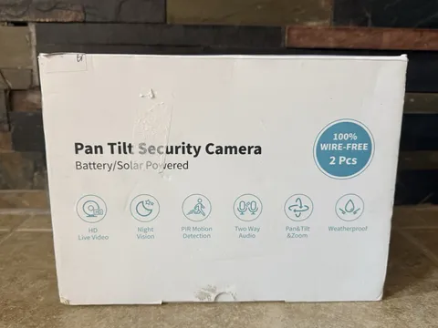 Solar Security Cameras Oculview 2-Pack Wireless Outdoor DL201 New FAST SHIPPING