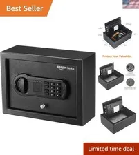 Programmable Electronic Drawer Safe - 11.8"W x 8.6"D x 4.4"H for Secure Storage
