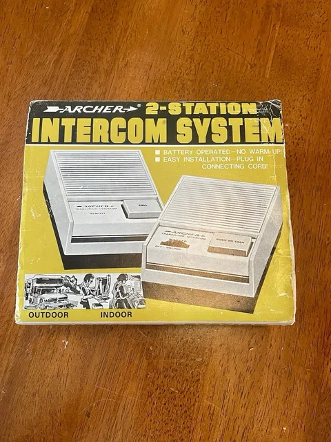 Vintage Archer 2-Station Intercom System 43-221A - Complete Box with Manual