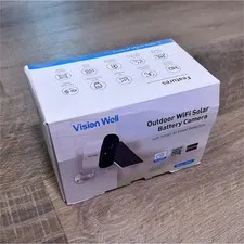 Vision Well CG6S Outdoor WiFi Solar Battery Security Camera - New In Box