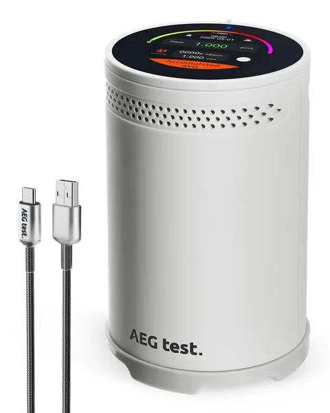 Aegtest Hound-3699 Radon Detector High-Sensitivity Sensor 10-Minute Measurement
