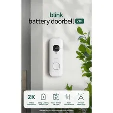 Battery Doorbell 2K+ (newest model) — Wireless video doorbell, 2K resolution,