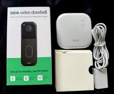 New Blink Video Doorbell 2nd Generation + Sync Module Brand New NIB