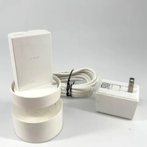 Ring Pan-Tilt Mount for Stick-Up Cam Battery WHITE 5F62E9 w/ Power Adapter