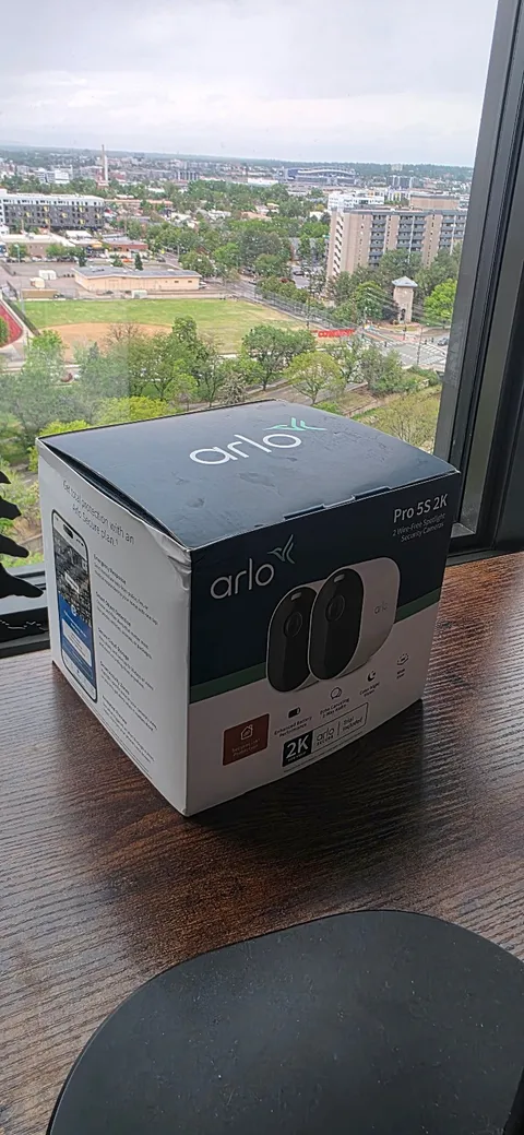 Arlo Pro 5S 2K Indoor/Outdoor Wire Free Spotlight Security Camera - White