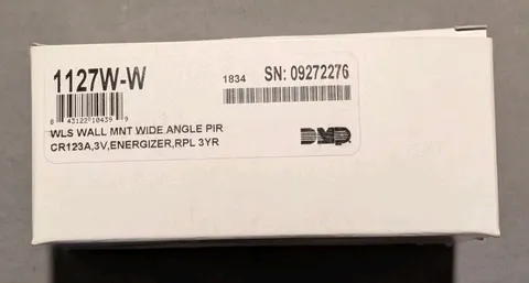 DMP 1127W-W Wireless Wall Mount Wide Angle Motion Detector PIR Pet Immune