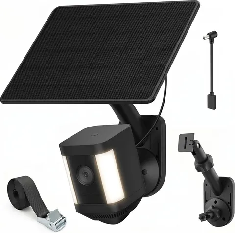 Solar Panel for Ring Camera Spotlight Cam Plus/Pro(Battery) & Stick Up Cam/Pro B