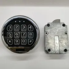 DIY Gun Safe Lock Electronic Safe Lock Replacement Chrome Keypad With Swing Bolt