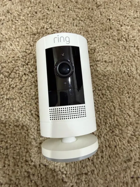Ring 5UM7E5 Stick Up Cam 3rd Gen - White (No Battery & Mounting Plate) EXCELLENT