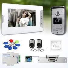 7inch Video Security Door Phone with Intra-monitor Audio Intercom for Apartment