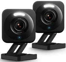 WYZE Cam v4 2.5K Security Camera 2-Pack Indoor Outdoor