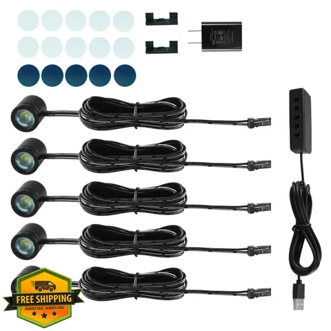 TAYSING Mini LED Spotlight Warm White 5 Pack