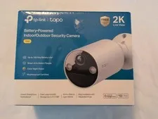 TP-Link Wirefree Battery Powered Indoor Outdoor Security Camera TC82 White