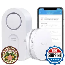 Govee WiFi Water Sensor 1 Pack Smart Water Leak Detector 100dB Alarm Home Baseme