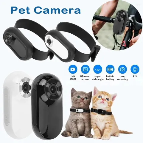 With Video Records Cat Camera Collar No WiFi Needed Pet Sport Action Camera