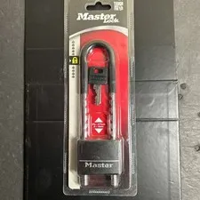 Master Lock 527D Adjustable Shackle Padlock 5/16", 1 Keys *11