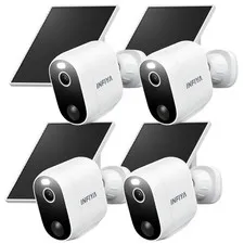 Security Cameras Wireless Outdoor, Solar & Battery Powered, 4Pack