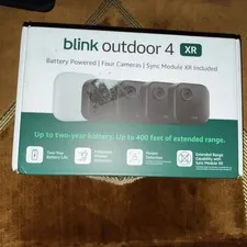 Blink Outdoor 4 XR – two-year battery wireless camera with 4x security coverage,