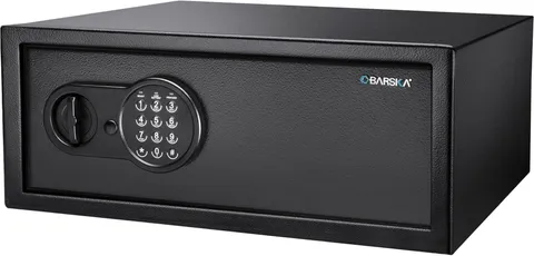 Digital Keypad Steel Security Safe Lock Box - 1.2 Cu Ft for Home & Office