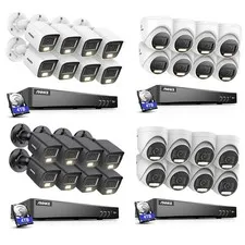 ANNKE 8CH DVR 5MP 4K Video Security Camera System Color Night Vision AI Detect