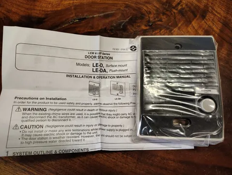 Aiphone LE-D Surface Mount Door Station - New