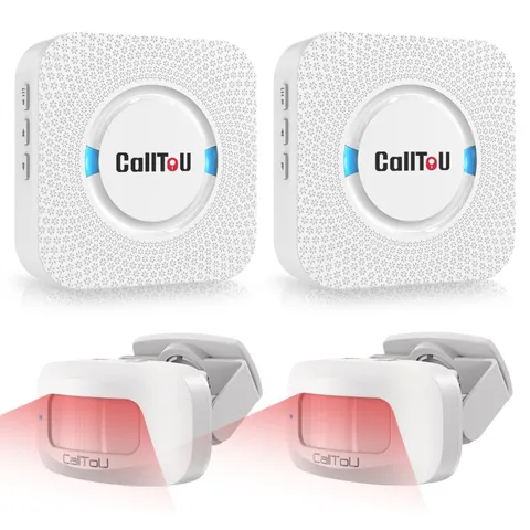 CallToU Wireless Motion Sensor Alarm Indoor Motion Detector Alarm Bed Alarms ...