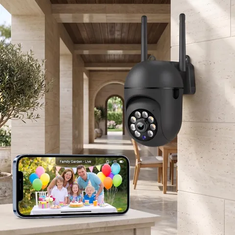 1080P Wifi Night Vision 2 Way Audio Siren Motion Alerts Indoor Security Camera f