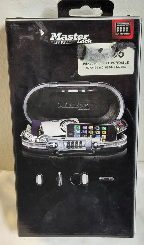 Master Lock SafeSpace Portable Security Safe Lock Box 5900D Set Your Own...
