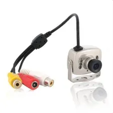 Mini 6LED Analog CMOS 420TVL 800TVL 3.6MM Audio Video Wired Security CCTV Camera