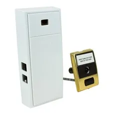 Newhouse Hardware MCHBV Wireless Mechanical Two-Note One Size, White/Brass