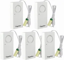 Water Leak Detector, 120Db Loud Siren, Powered by 9V Battery (Not Include), Sens