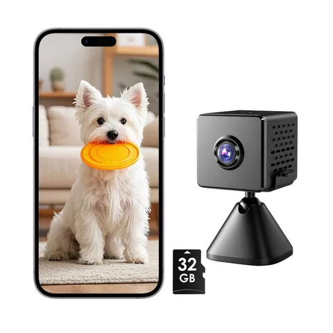 Camara De Seguridad Cuatro K Với Alerta De Movimiento Y Vision Nocturna