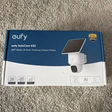 Eufy SoloCam E30 360 Vision AI Solar-Powered Camera **UNOPENED**