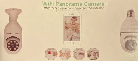 Wi-Fi Panoramic Indoor Camera 360° View Night Vision Two Way Audio TF Card Slot