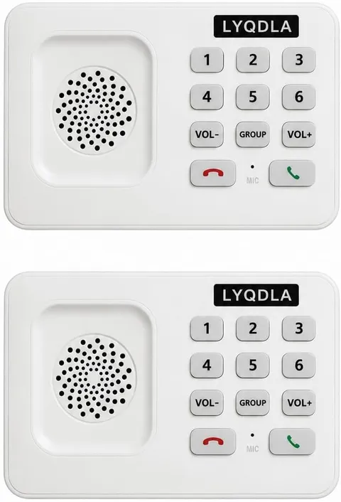 Intercoms Wireless for Home, Office, Elderly Care, Two-Way Wireless Intercom