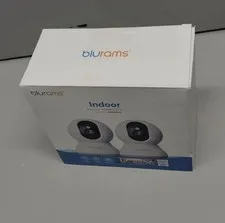 Blurams 2K Indoor Wi-Fi Surveillance Cameras Pan-Tilt Night Vision 2Pk