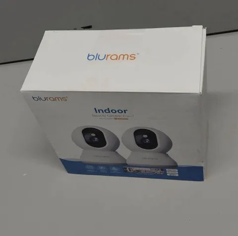 Blurams 2K Indoor Wi-Fi Surveillance Cameras Pan-Tilt Night Vision 2Pk